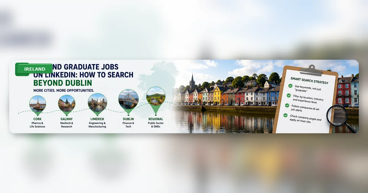 Ireland Graduate Jobs on LinkedIn: How to Search Beyond Dublin