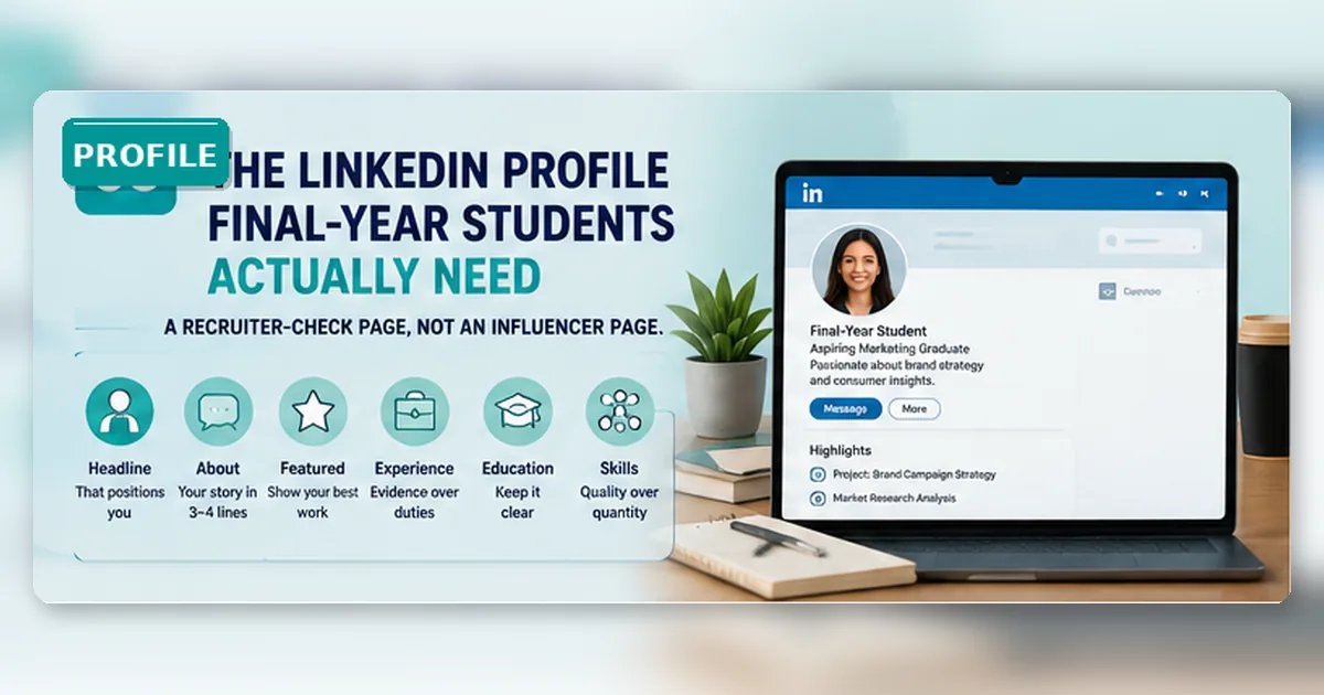 The LinkedIn Profile Final-Year Students Actually Need