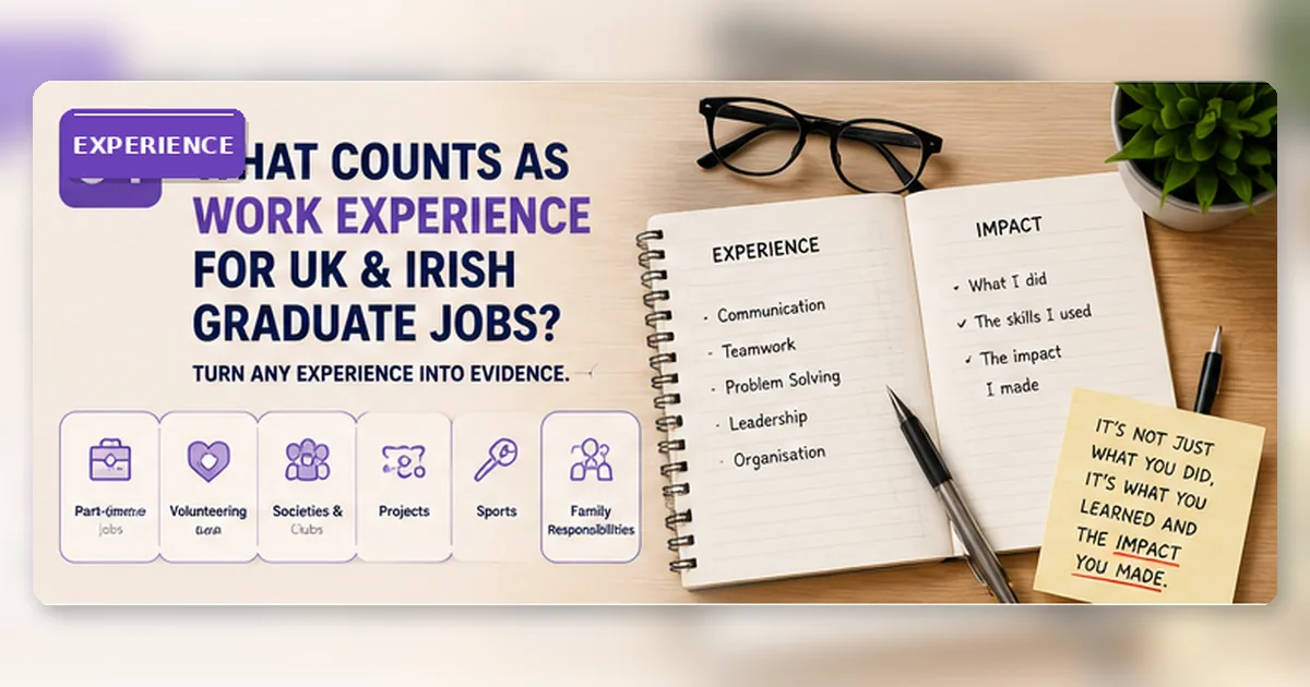 What Counts as Work Experience for UK and Irish Graduate Jobs?